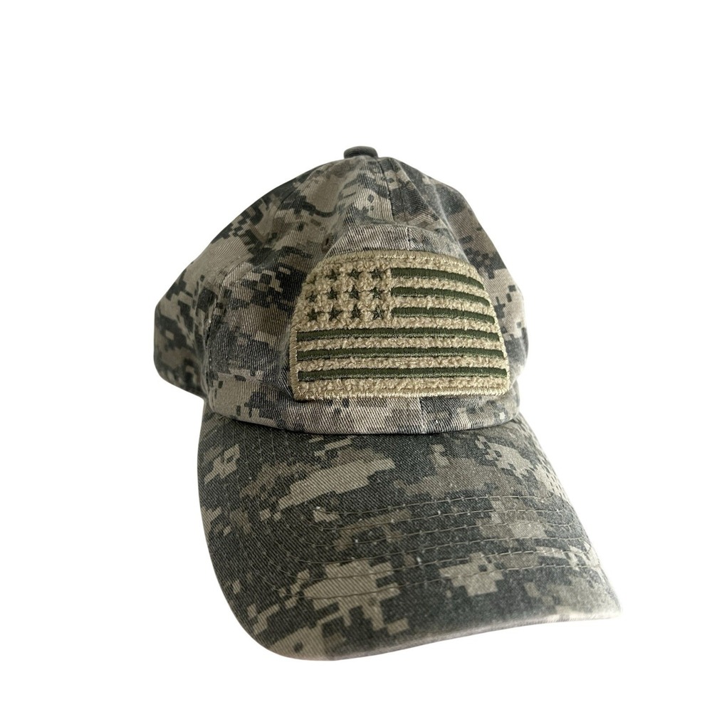 Pit Bull Green Digital Camo USA American Flag Army Military Gear Corpcore